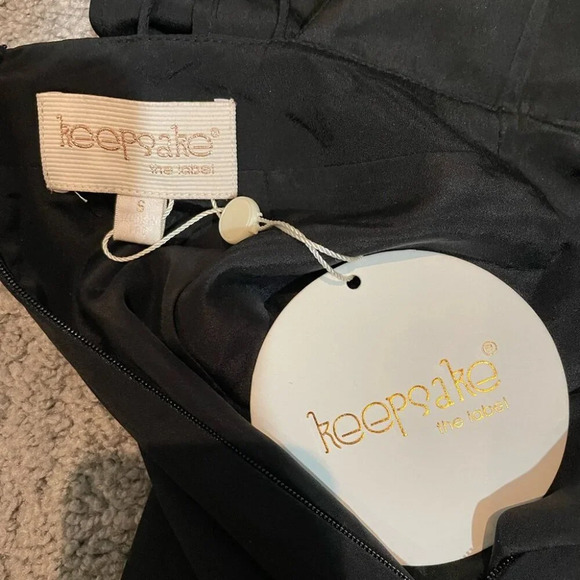 Keepsake NWT Long dress Black Size Small - Picture 5 of 7